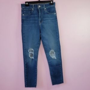 LEVI STRAUSS MILE HIGH SUPER SKINNY WOMEN'S JEANS/ 28.